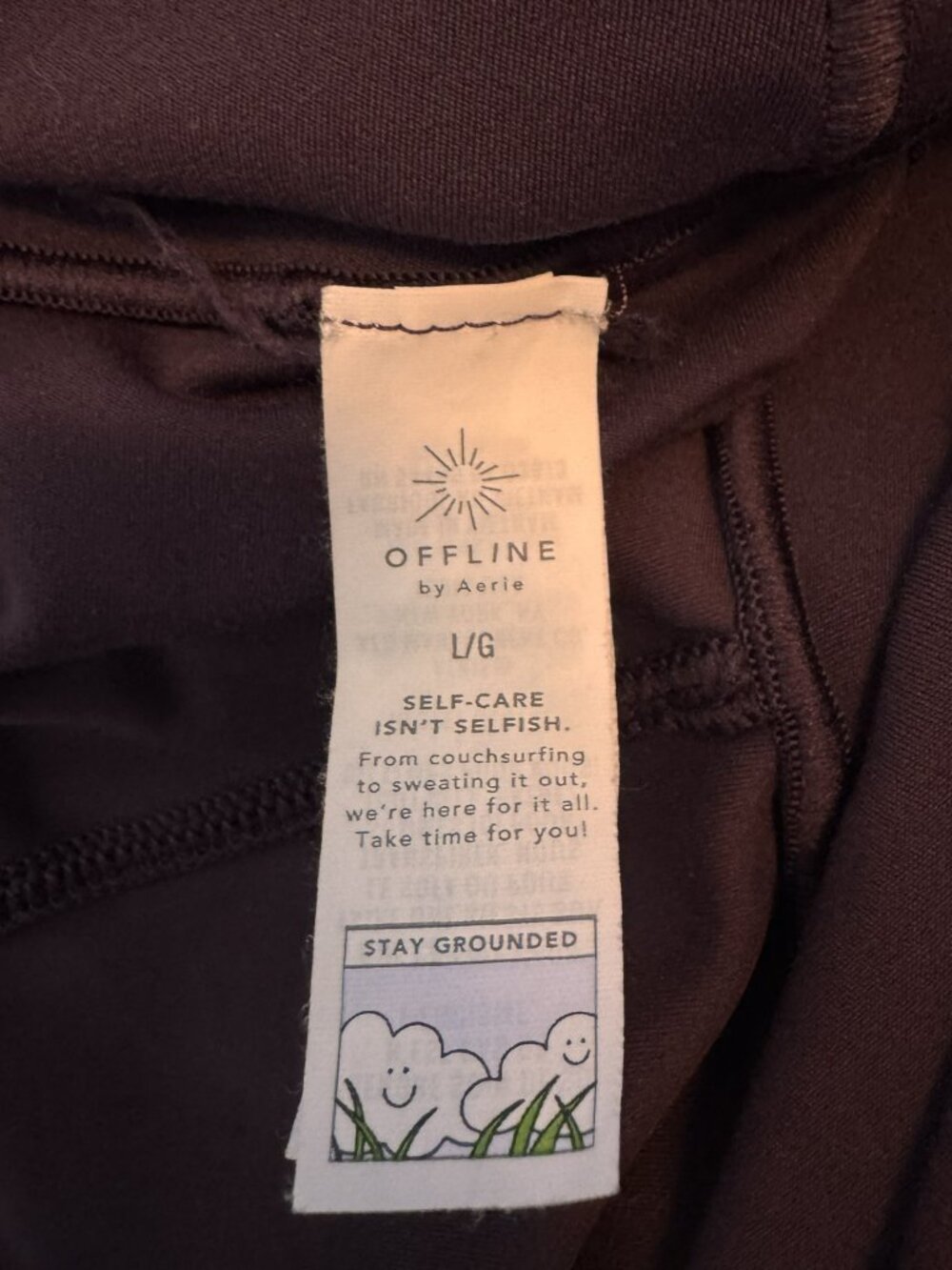 OFFLINE by Aerie Real Me XTRA High-Waisted Trouser -Size Large - CG0532 - Picture 7 of 9